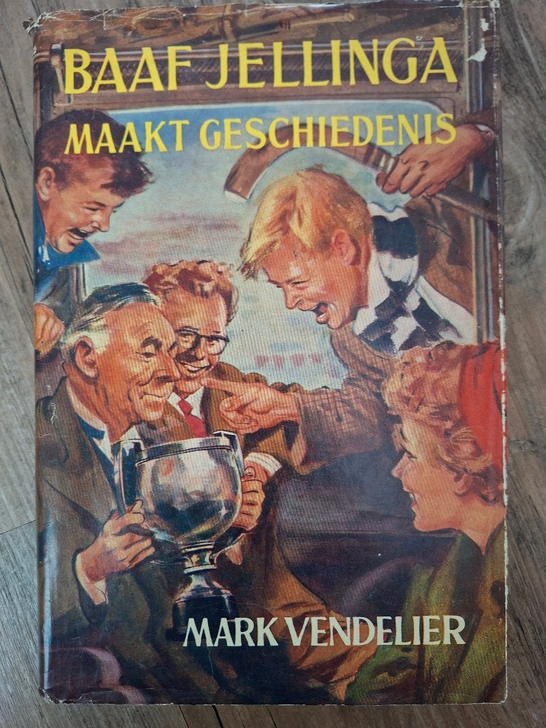 MARK VENDELIER - Baaf Jellinga maakt geschiedenis, Gelezen, Ophalen of Verzenden, Mark Vendelier, Fictie