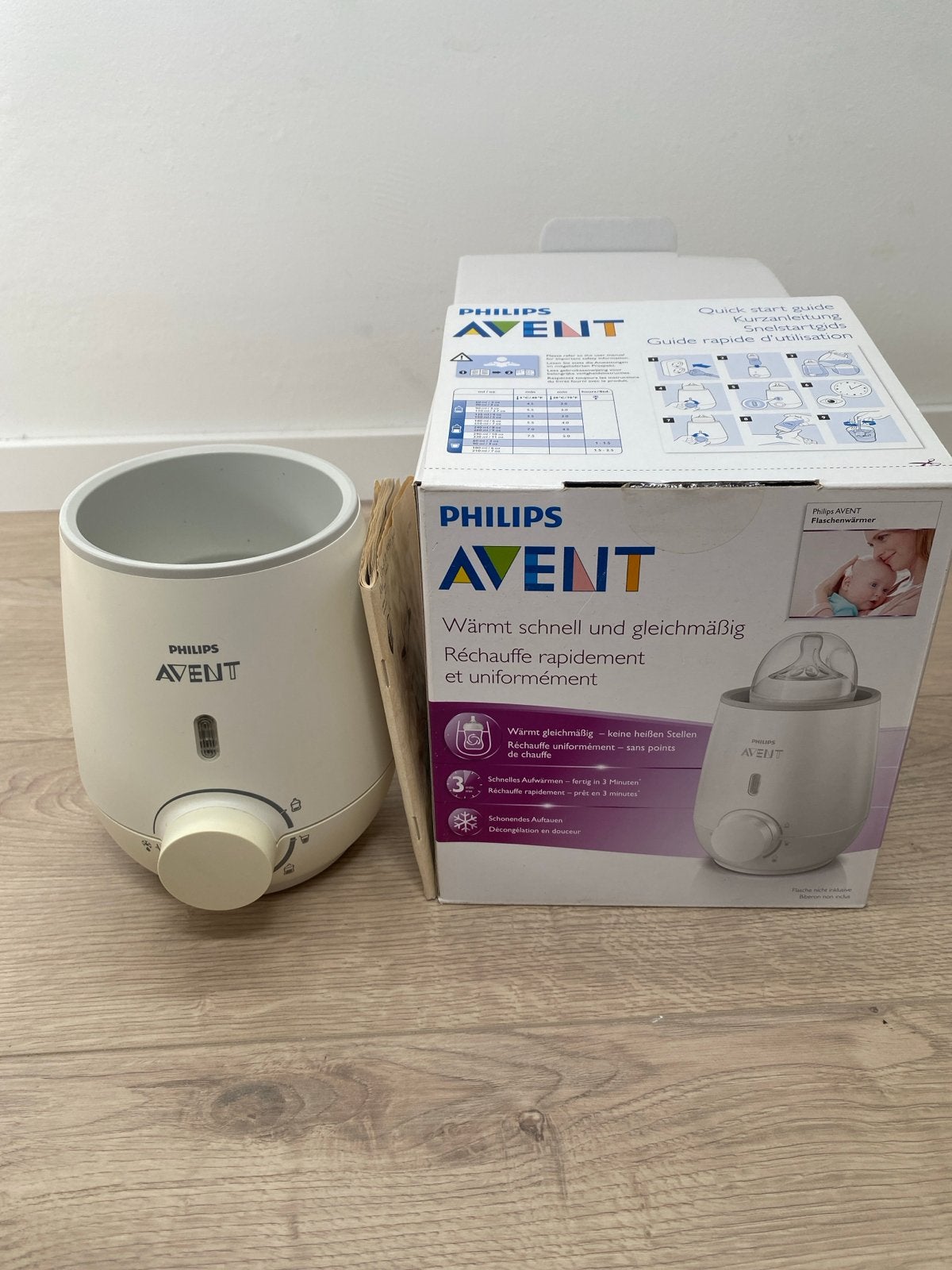 Philips Avent Flessen/Potjes Verwarmer, Flessen- of potjesverwarmer, Gebruikt, Ontdooifunctie, Philips Avent