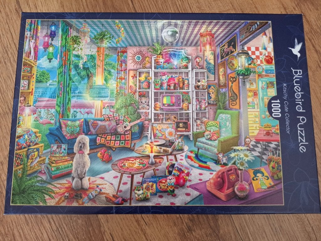 BLUEBIRD Puzzel - Kitschy Cute Collector - 1000 Stukjes, Ophalen of Verzenden, 500 t/m 1500 stukjes, Zo goed als nieuw, Legpuzzel