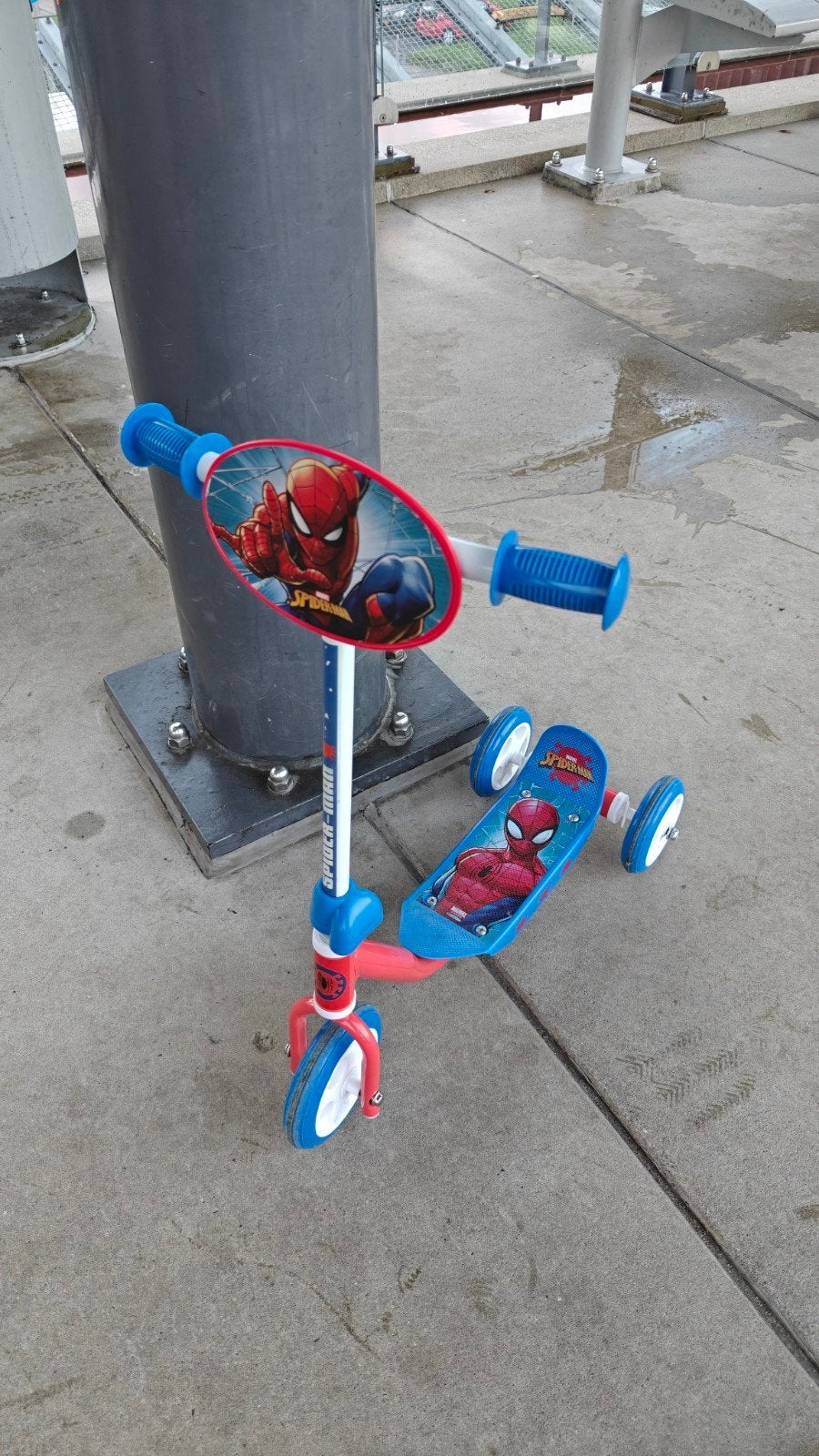 Spider-Man step voor kinderen, Fietsen en Brommers, Ophalen, Gebruikt, Gewone step, Spider-Man