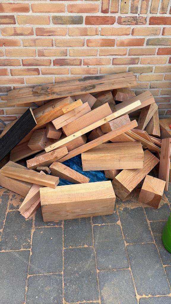 Stook hout vuurkorf douglas, Minder dan 3 m³, Ophalen of Verzenden