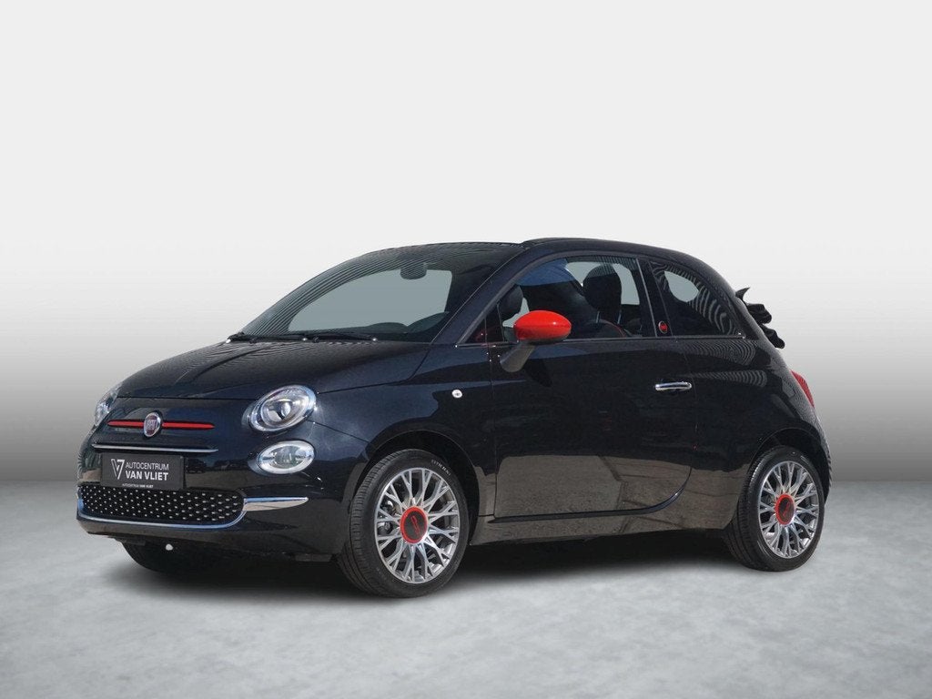 Fiat 500C 1.0 Hybrid RED (bj 2022), Auto's, Fiat, 21 km/l, Cabriolet, 4 stoelen, Bedrijf