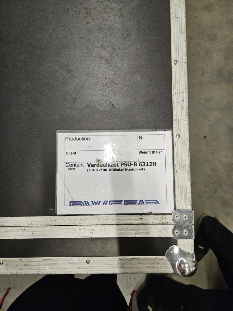 2x Showtec Verdeelkast, Ophalen