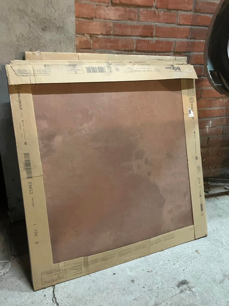 Emilgroup Terracot Tegels - 80x80 cm, 60 cm of meer, Keramiek, Nieuw, Vloertegels