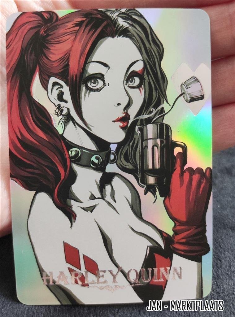 DC Suicide Squad Harley Quinn Foil Holo Card #3, Verzenden, Kuifje, Nieuw, Beeldje of Figuurtje