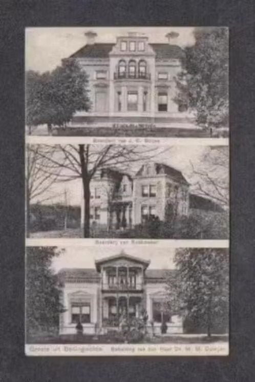 Bellingwolde Boerderijen Botjes, Rookmaker Duintjer 1909., Ophalen of Verzenden, Voor 1920, Gelopen, Groningen