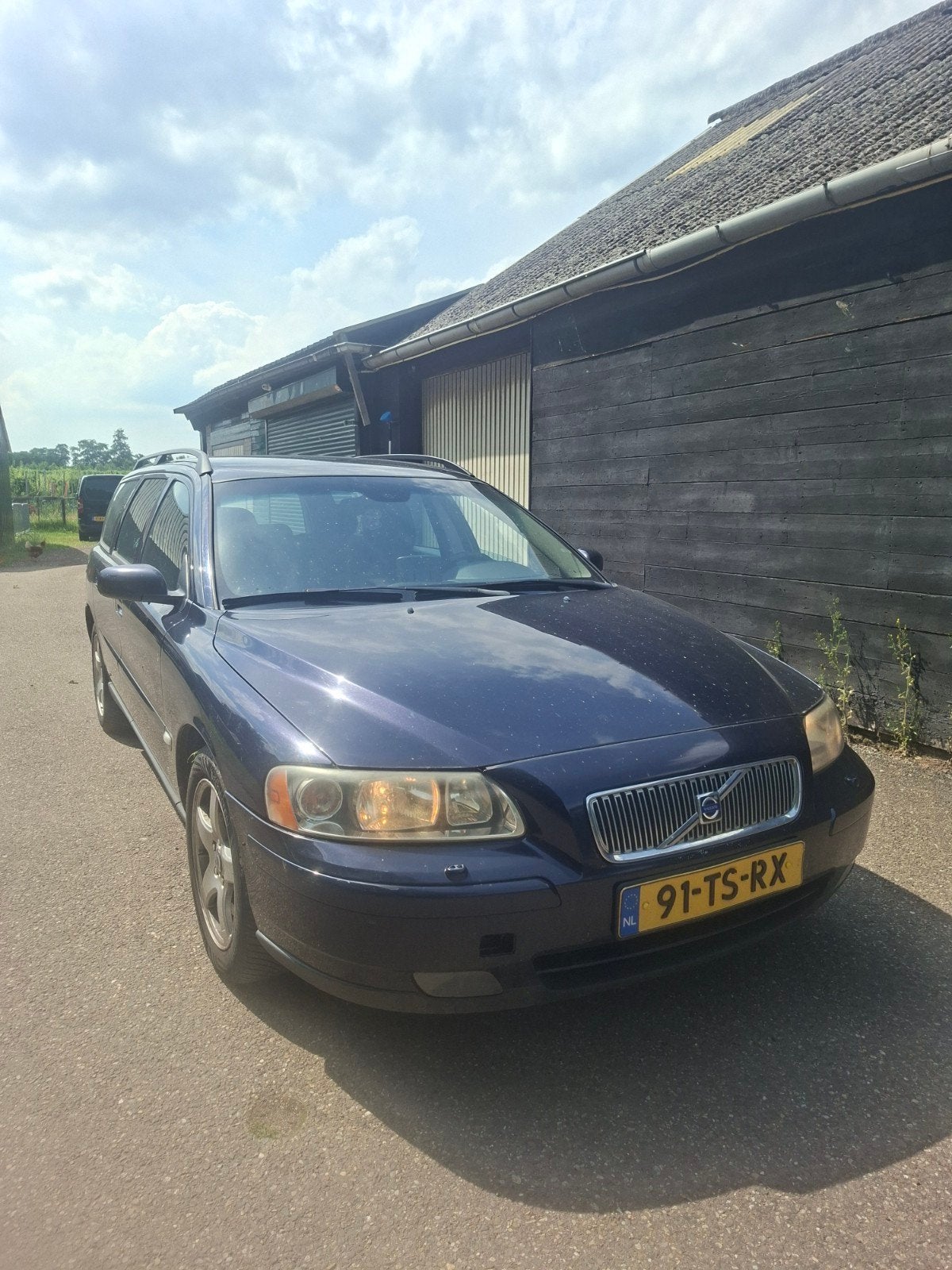 Volvo V70 2.4 D AUT 2007 Blauw, Auto's, Volvo, 1800 kg, 163 pk, Diesel, 2401 cc