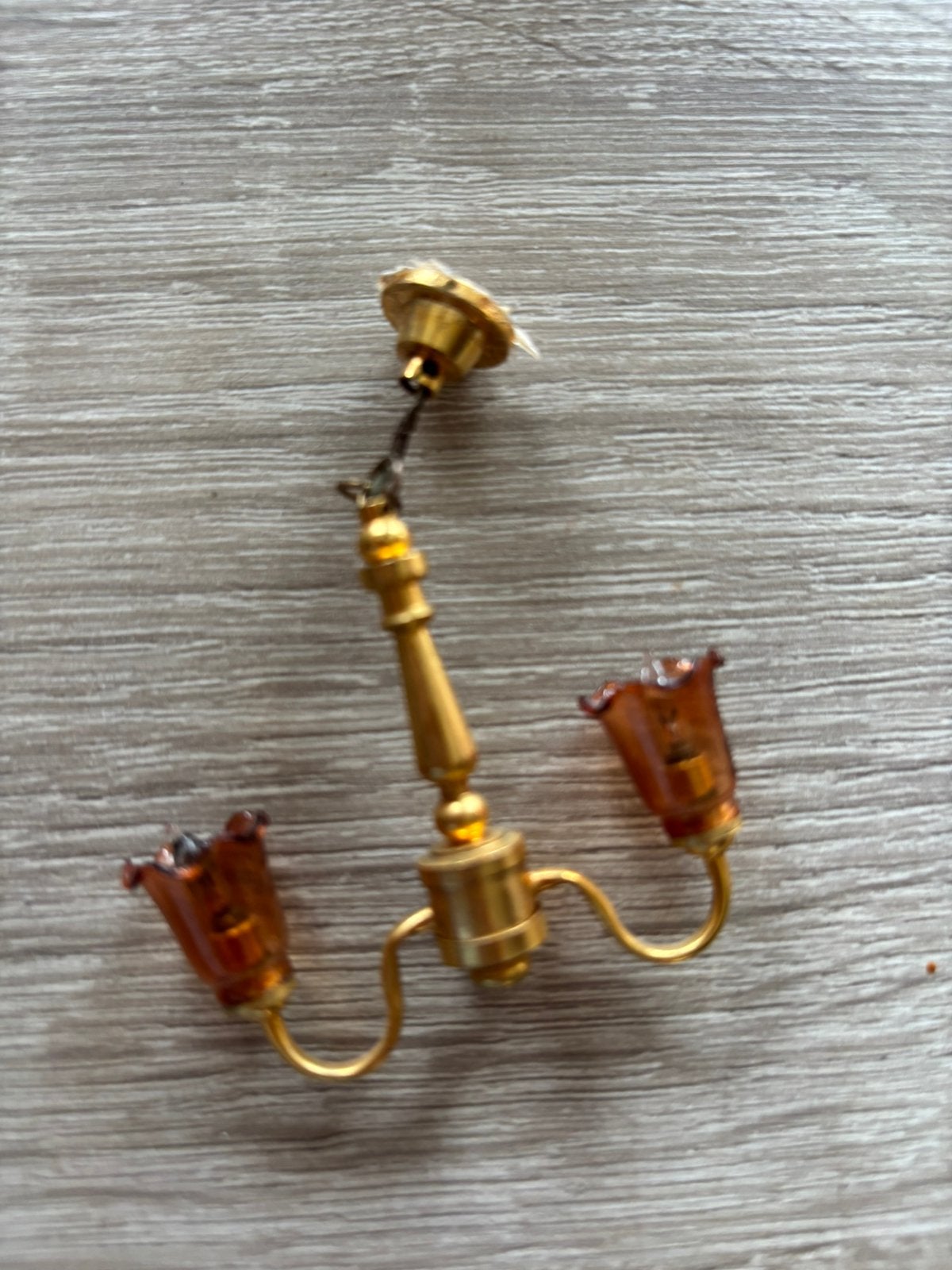 Plafond lamp, Ophalen of Verzenden, Gebruikt, Poppenhuis