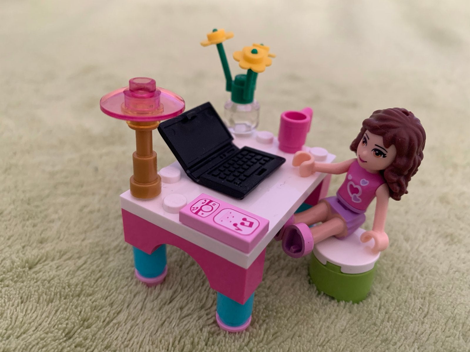 LEGO Friends Mia's Bureau Set 30102 met Minifiguur, Ophalen, Gebruikt, Overige merken