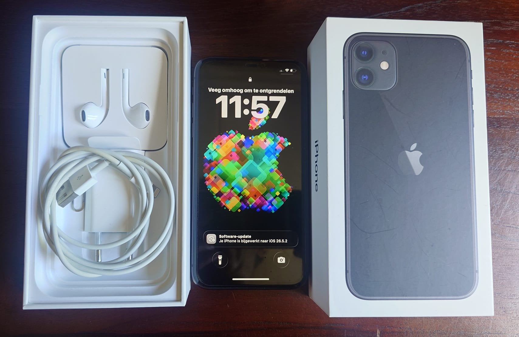 IPhone 11 Zwart 64 GB, 80 %, Zwart, Zo goed als nieuw, 64 GB