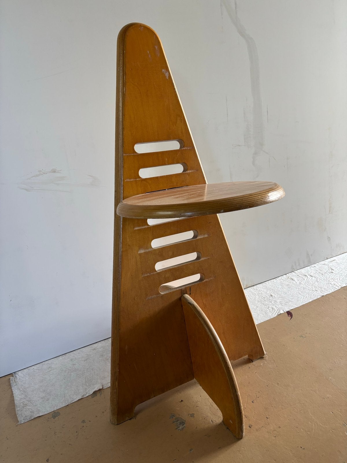Design stoel Gijs Boelaars, Gebruikt, Bruin, Ophalen of Verzenden, Eén