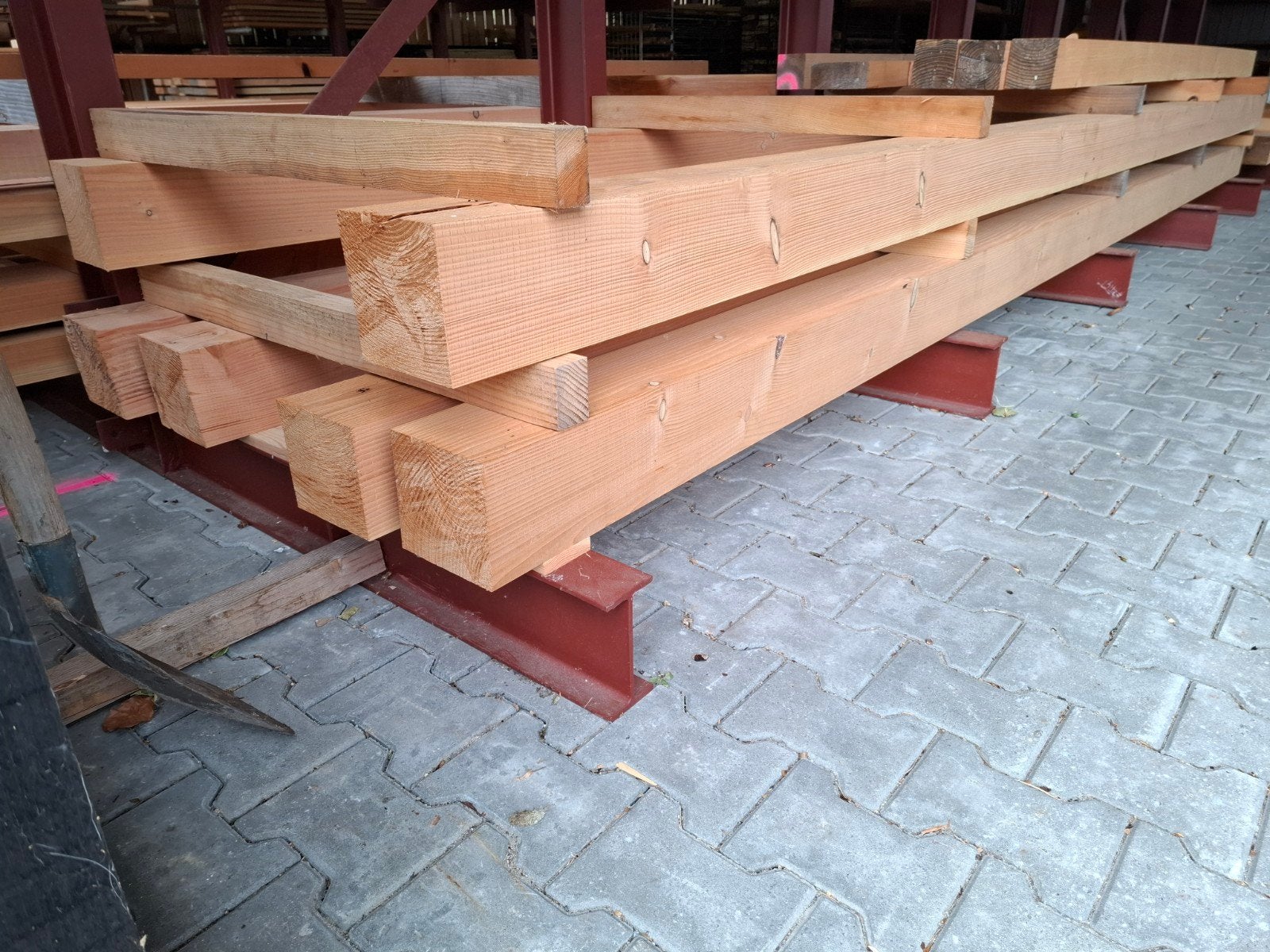 Mooie Douglas palen 150x150 mm tot 9 mtr lang, Ophalen, 250 cm of meer, Palen