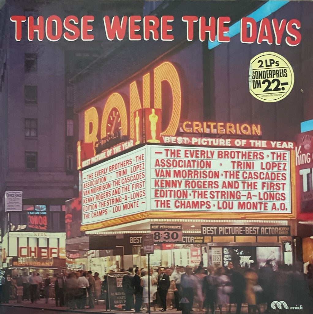 Those Were The Days - Various, Cd's en Dvd's, Inclusief binnenhoes, Ophalen of Verzenden, Zo goed als nieuw, Pop