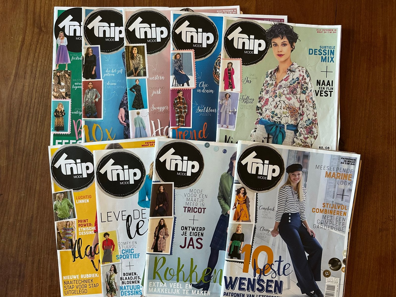 Knipmode Tijdschriften - Diverse Uitgaven, Ophalen of Verzenden, Gebruikt, Overige typen