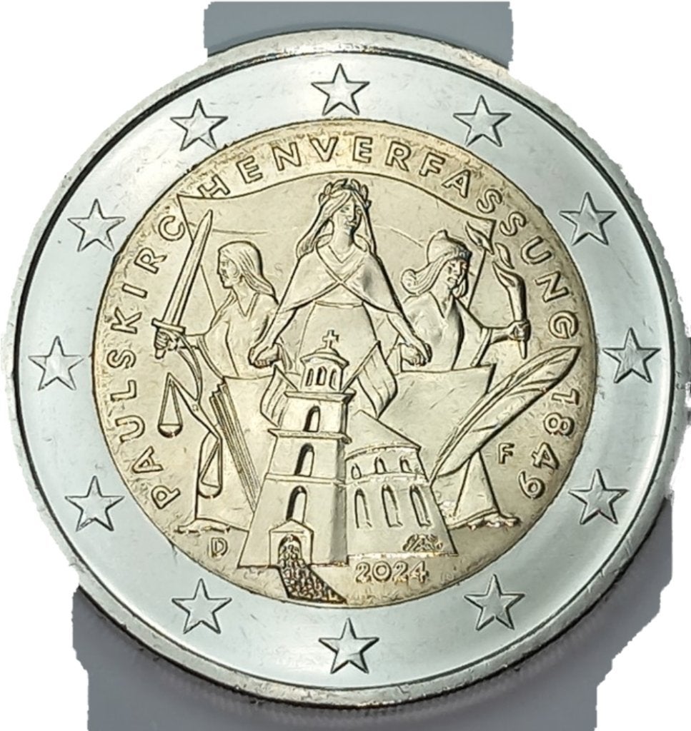Euromunten, Postzegels en Munten, Ophalen of Verzenden, Duitsland, 2 euro, Losse munt