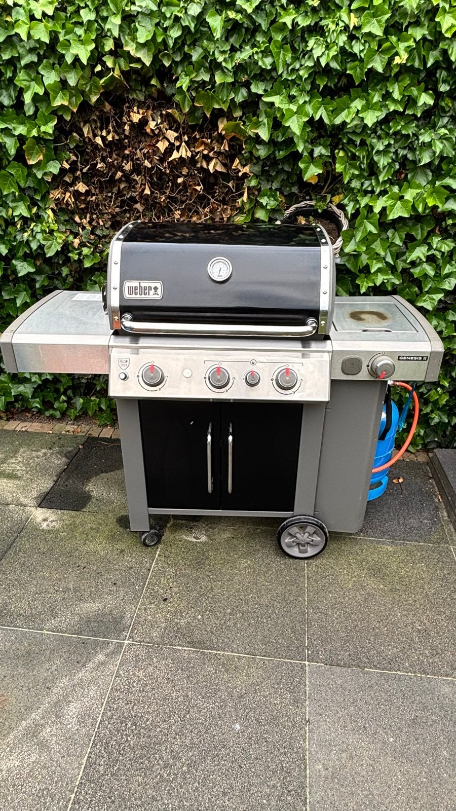 Weber Genesis II E-310 GBS Gasbarbecue met accessoires, Ophalen, Gebruikt