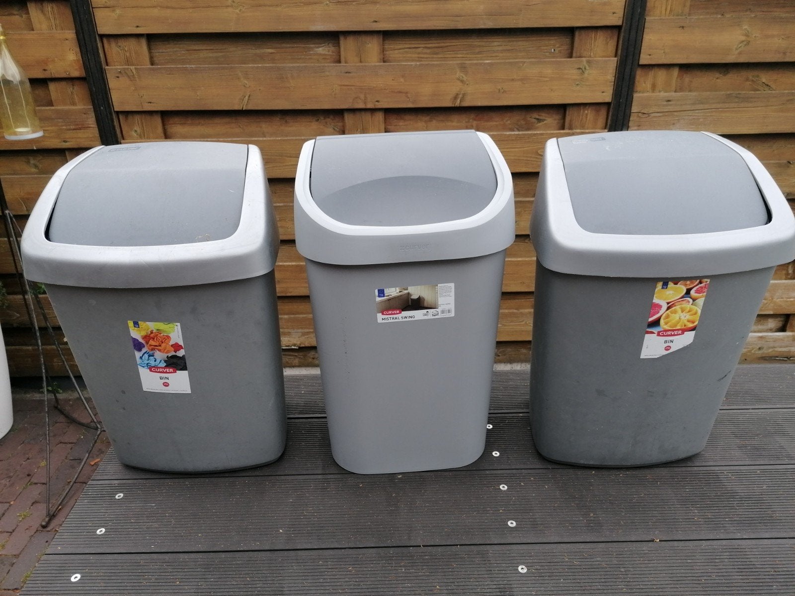 Curver Prullenbak Bin 25 liter, Kunststof, Gebruikt, Ophalen of Verzenden, 20 tot 30 liter