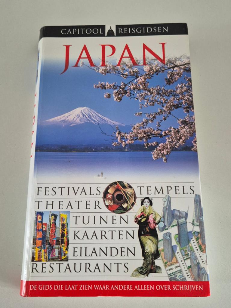 Capitool Reisgids Japan - Festivals, Tempels, Tuinen, Boeken, Capitool, Ophalen of Verzenden, Zo goed als nieuw, Reisgids of -boek