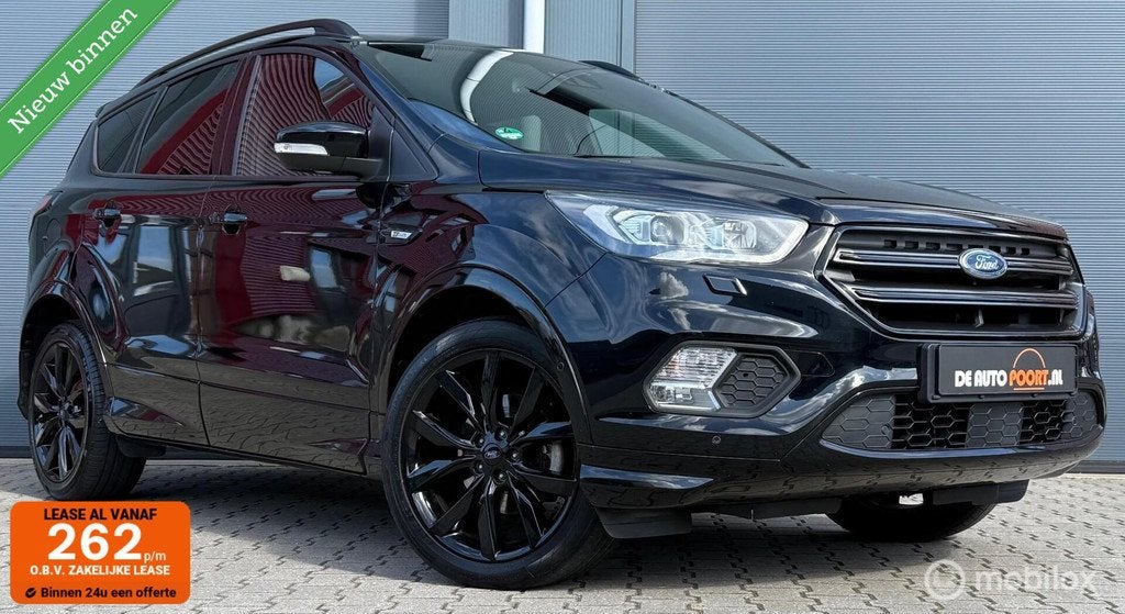 Ford Kuga 1.5 EcoBoost ST Line Trekhaak/Winterpack/LED/Clima, Voorwielaandrijving, 4 cilinders, Zwart, 14 km/l