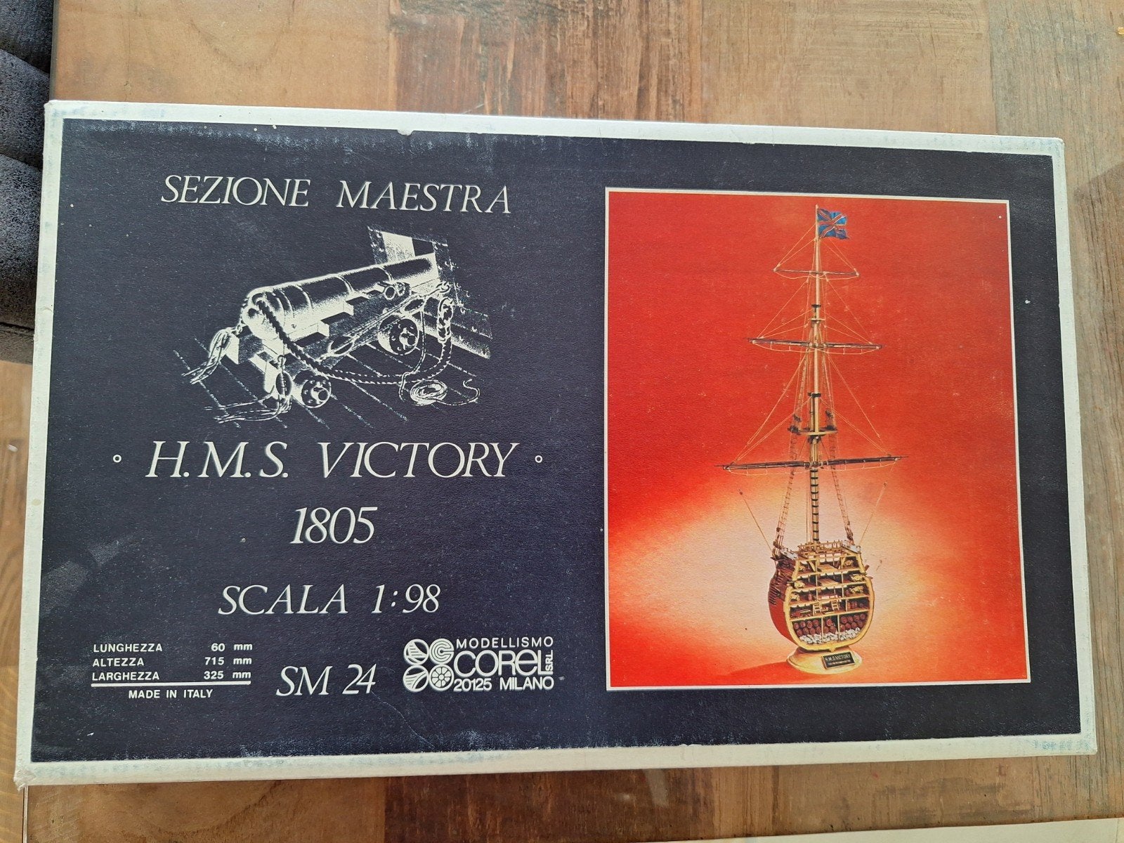 H.M.S. Victory 1805 Modelbouwkit Schaal 1:98, Ophalen of Verzenden, Zo goed als nieuw, 1:50 tot 1:200, Overige merken