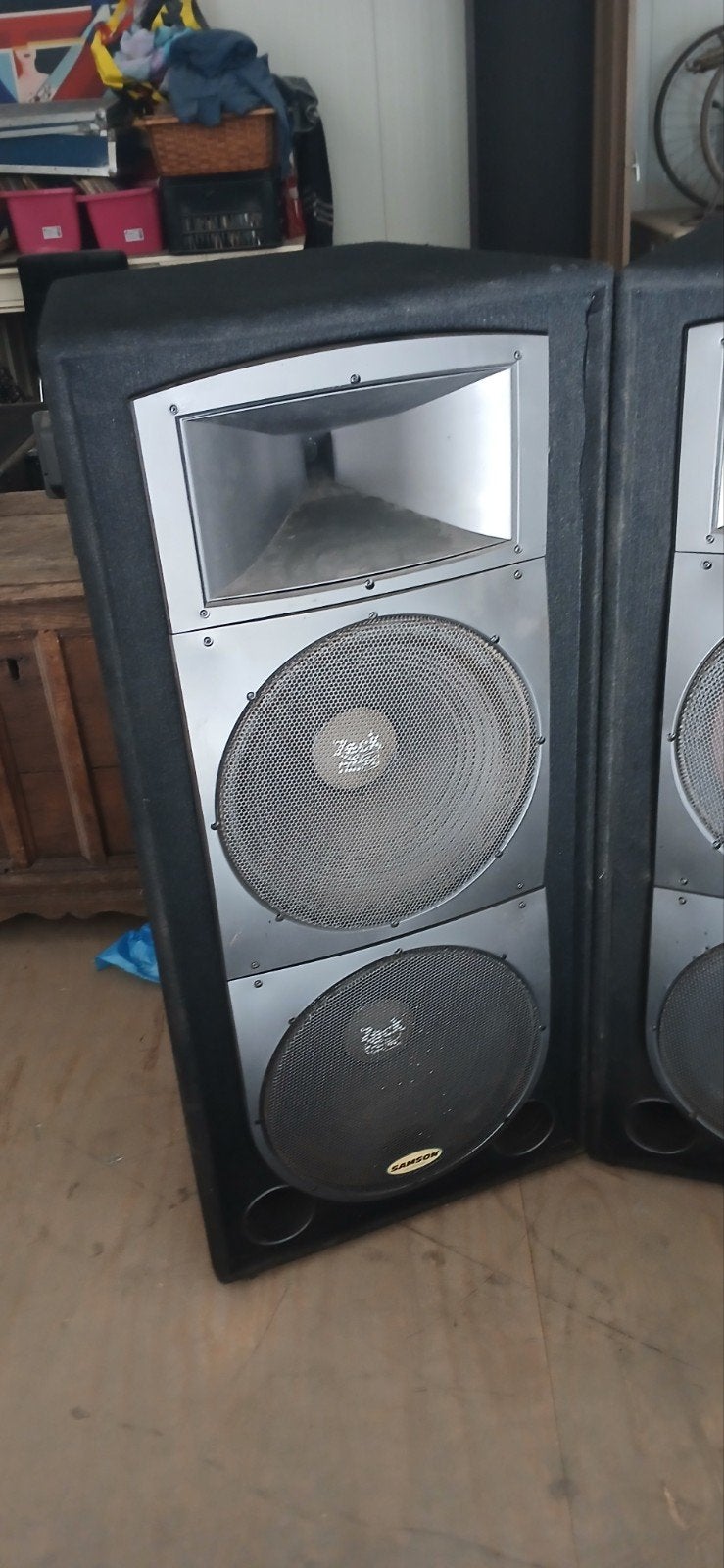 Samson Resound RS215 PA Speaker Set met 4x EV 15" Speakers, Ophalen of Verzenden