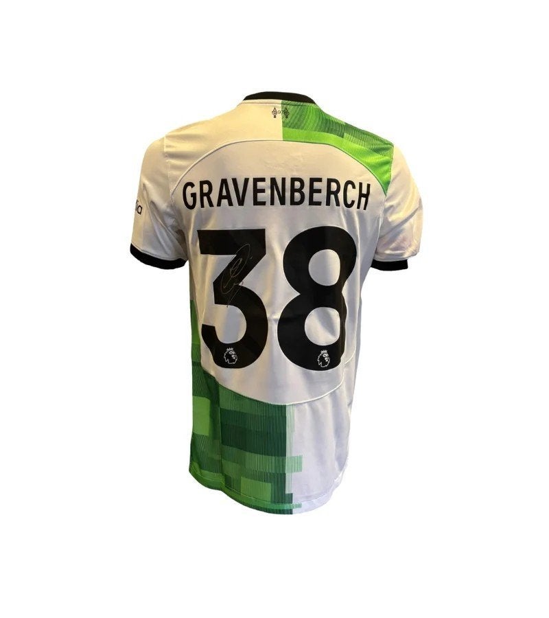 Ryan Gravenberch Liverpool 23/24 gesigneerd  Uit Shirt, Buitenlandse clubs, Soccersignings.nl, Shirt, Ophalen of Verzenden