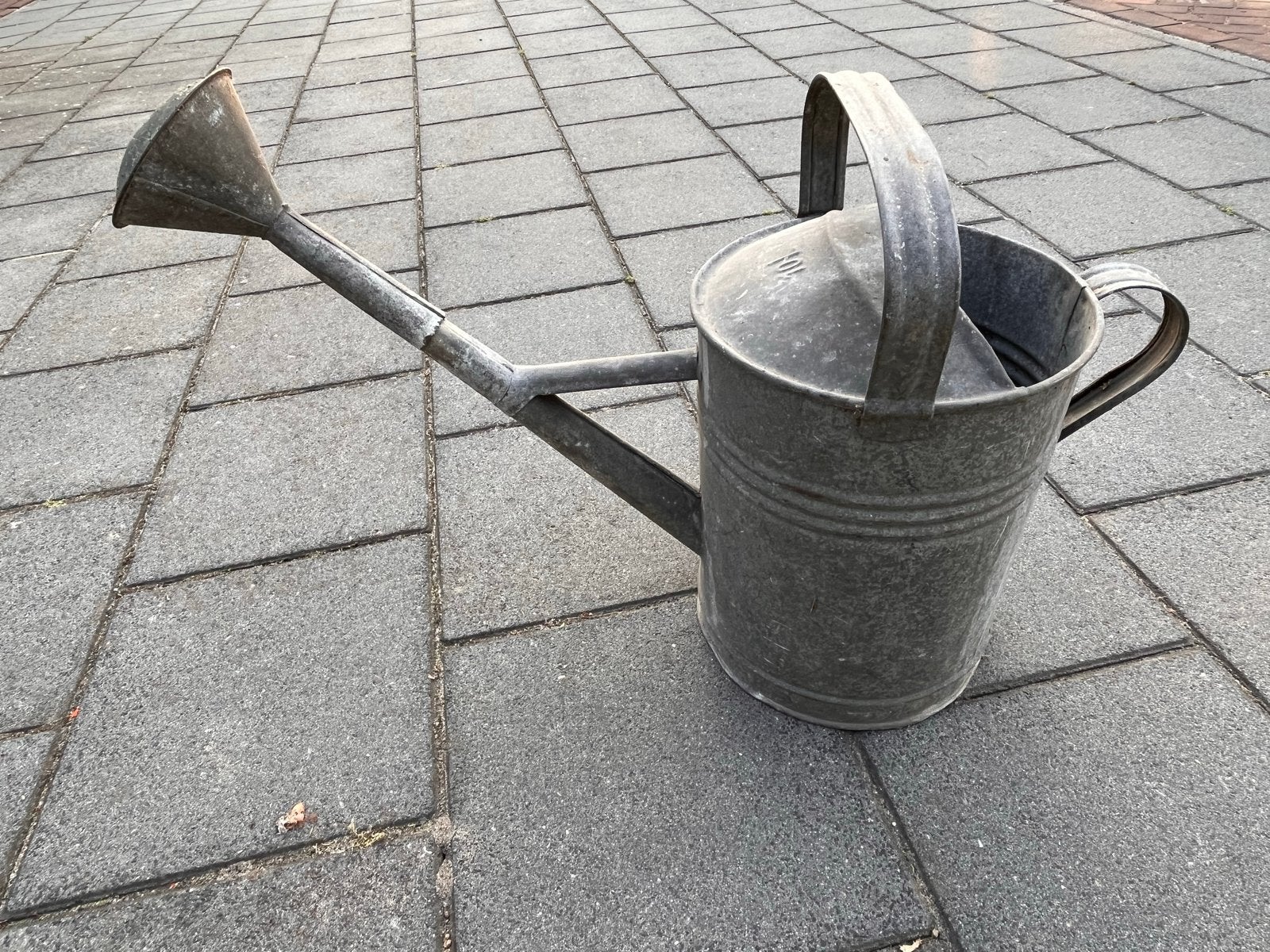 Vintage Zinken Gieter - Decoratief en Functioneel, Ophalen, Gebruikt, Metaal