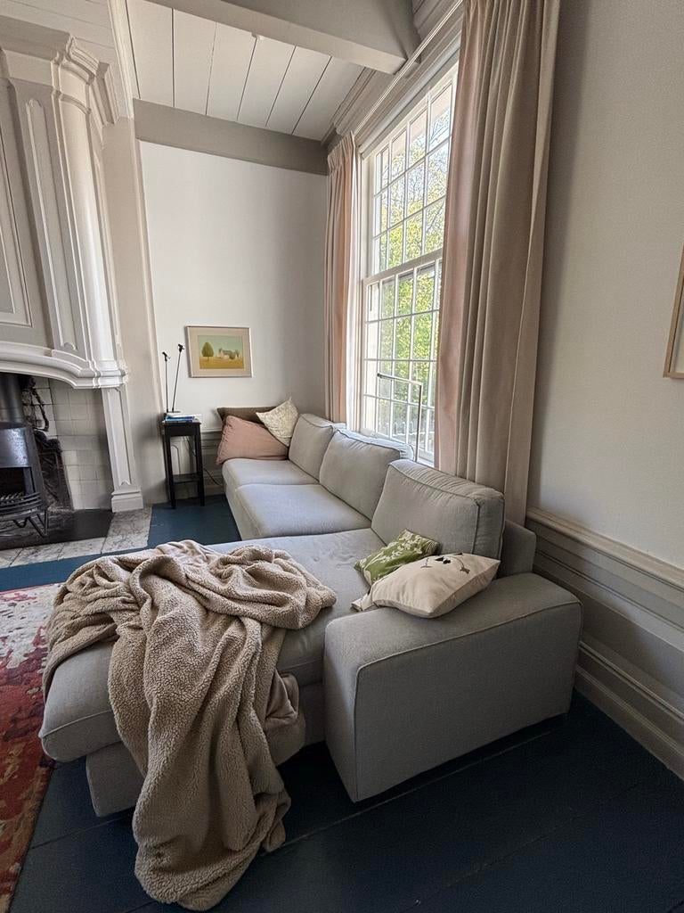 IKEA Kivik 4-zits bank met chaise longue - Tresund lichtbeig, Huis en Inrichting, Banken | Sofa's en Chaises Longues, Ophalen