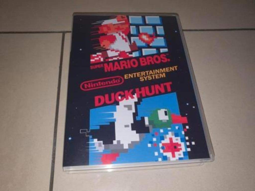 Super Mario Bros/ Duck Hunt NES Game Case, Avontuur en Actie, Verzenden, 1 speler, Zo goed als nieuw