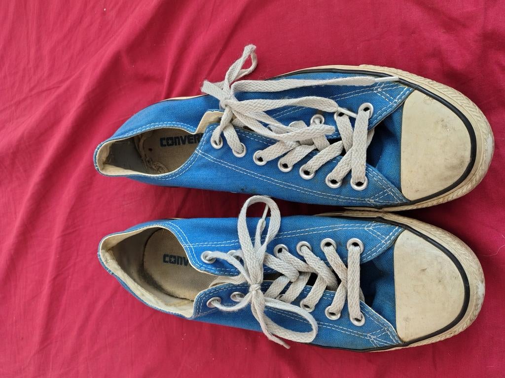 Converse All Star sneakers blauw canvas maat 42, Blauw, Ophalen of Verzenden, Sneakers of Gympen, Gedragen