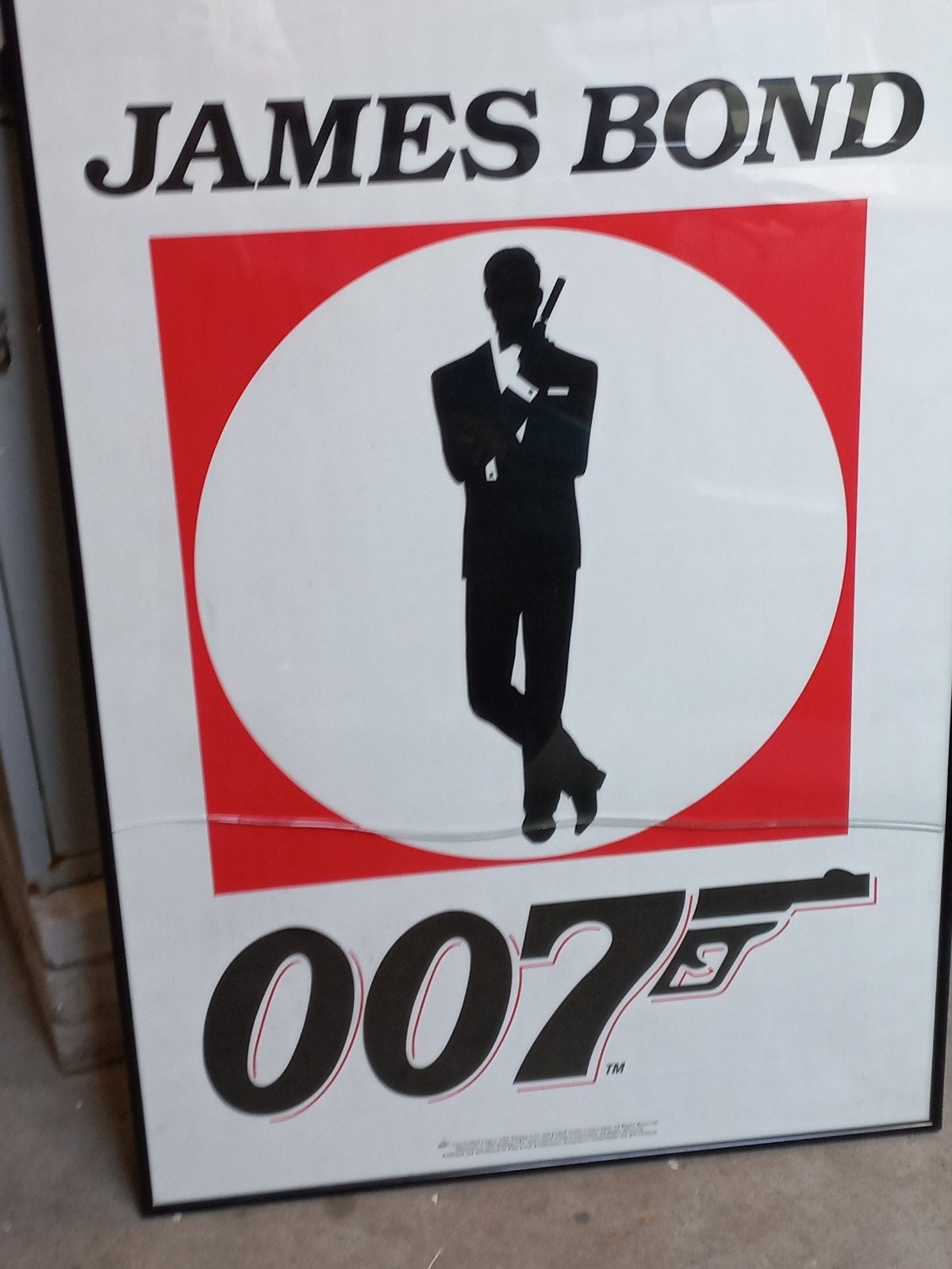 James Bond 007 Poster met lijst (ca. 70x101 cm), Ophalen, Zo goed als nieuw, Foto of Poster, 75 – 100