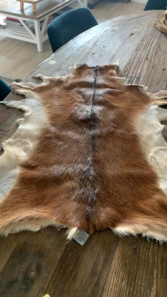 Geitenvel  zgan 96 x 69 cm breed, Ophalen of Verzenden, Zo goed als nieuw, Rechthoekig, 50 tot 100 cm
