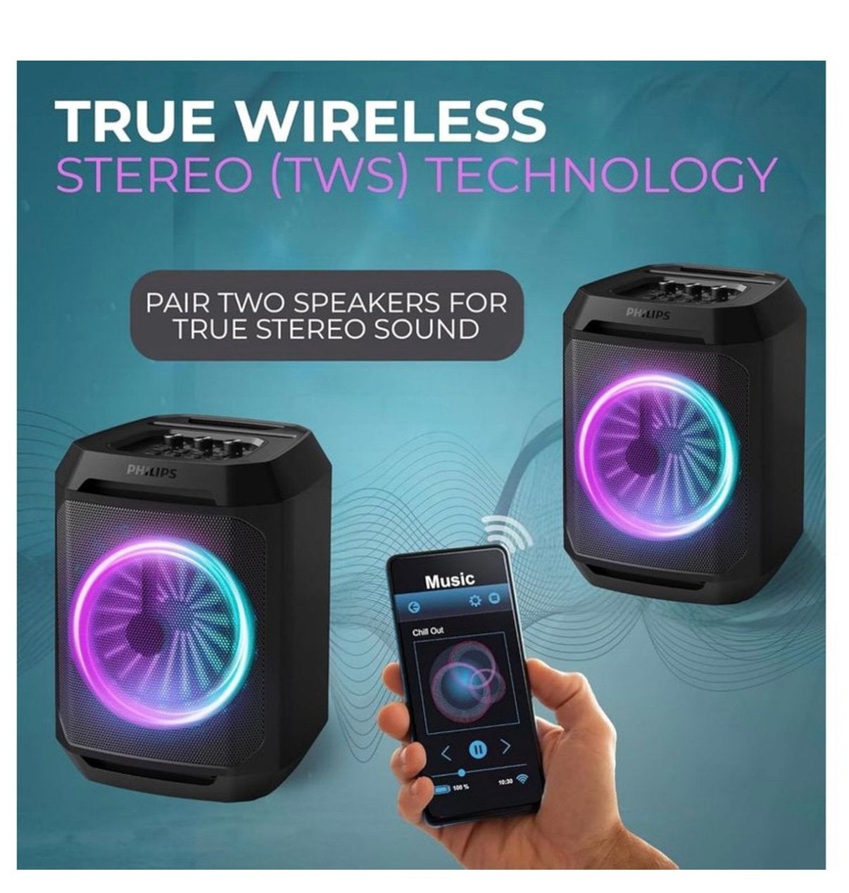 Philips Party speaker X2208 - Nieuw in doos, Audio, Tv en Foto, Philips, Party speaker, Nieuw, Ophalen of Verzenden