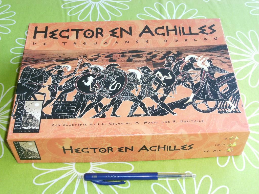 Hector en Achilles - de Trojaanse oorlog - kaartspel, Hobby en Vrije tijd, Gezelschapsspellen | Bordspellen, Een of twee spelers