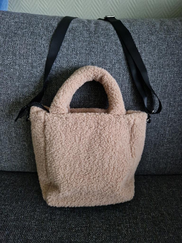 Teddy hand/schoudertas., Ophalen of Verzenden, Zo goed als nieuw, Handtas