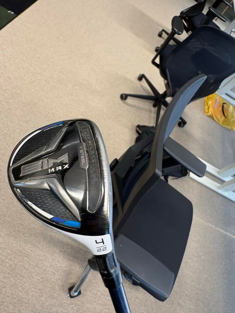 TaylorMade SIM Max Hybride 4 (22 graden) - Fujikura Schacht, Ophalen, Zo goed als nieuw, Club, Overige merken