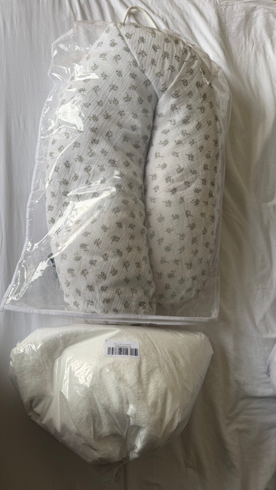 Snoozzz pregnancy pillow + refill, Ophalen, Gebruikt, Voedingskussen, Overige merken
