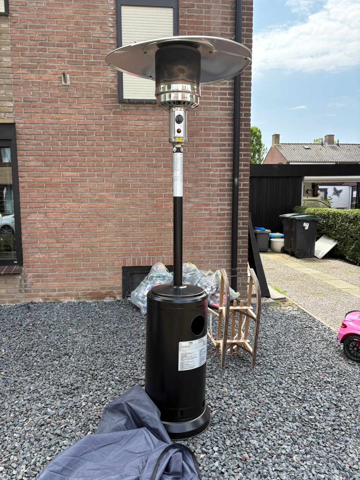 Terras heater gas, Ophalen, Gebruikt, Gas