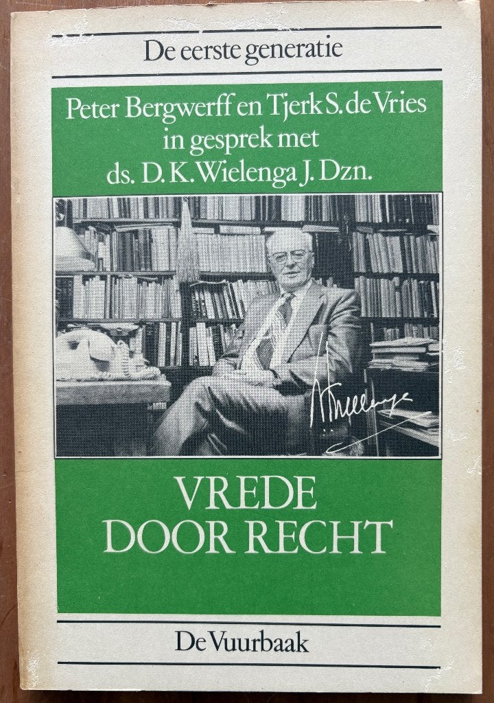 Peter Bergwerff - Vrede door recht, Boeken, Ophalen of Verzenden, Zo goed als nieuw, Christendom | Protestants