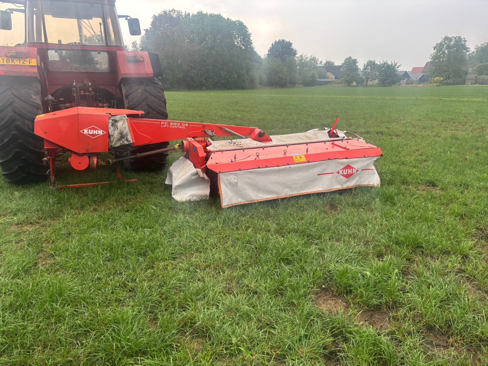 Kuhn fc 283 lift control schijvenmaaier, Ophalen, Oogstmachine