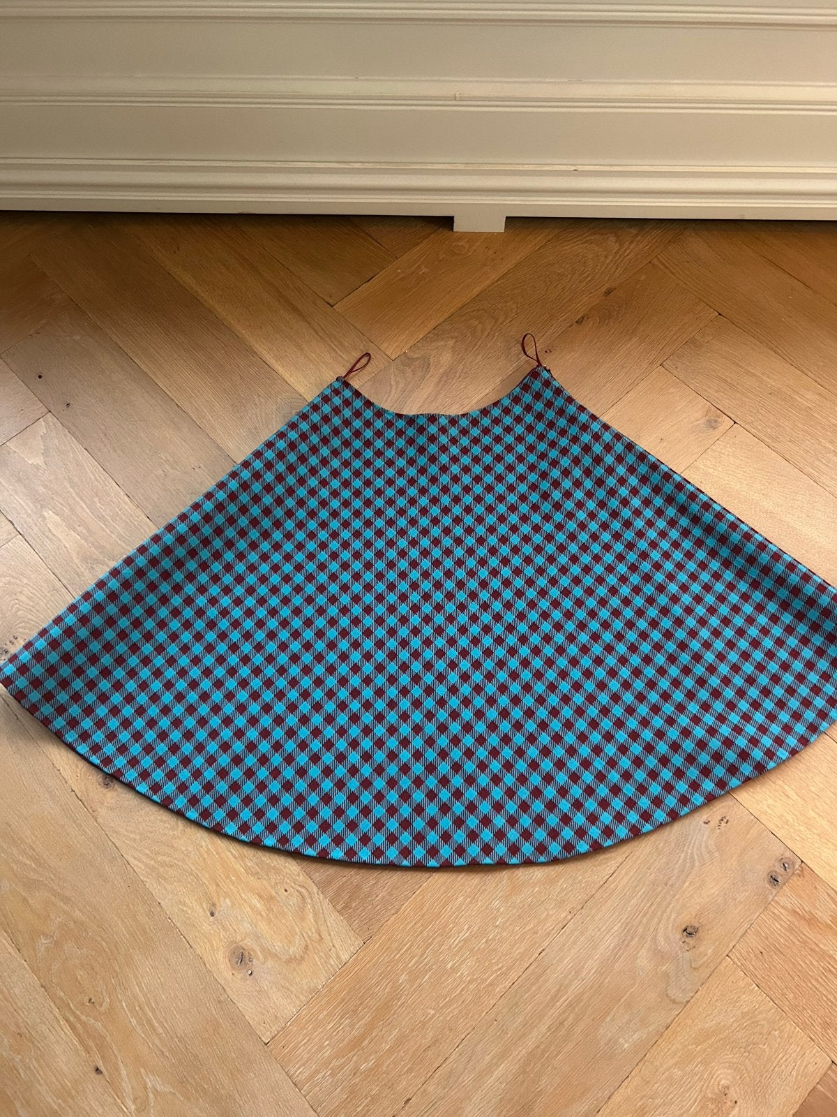 Prada Milano geruite rok - Made in Italy-IT42, Kleding | Dames, Blauw, Maat 42/44 (L), Ophalen of Verzenden, Zo goed als nieuw