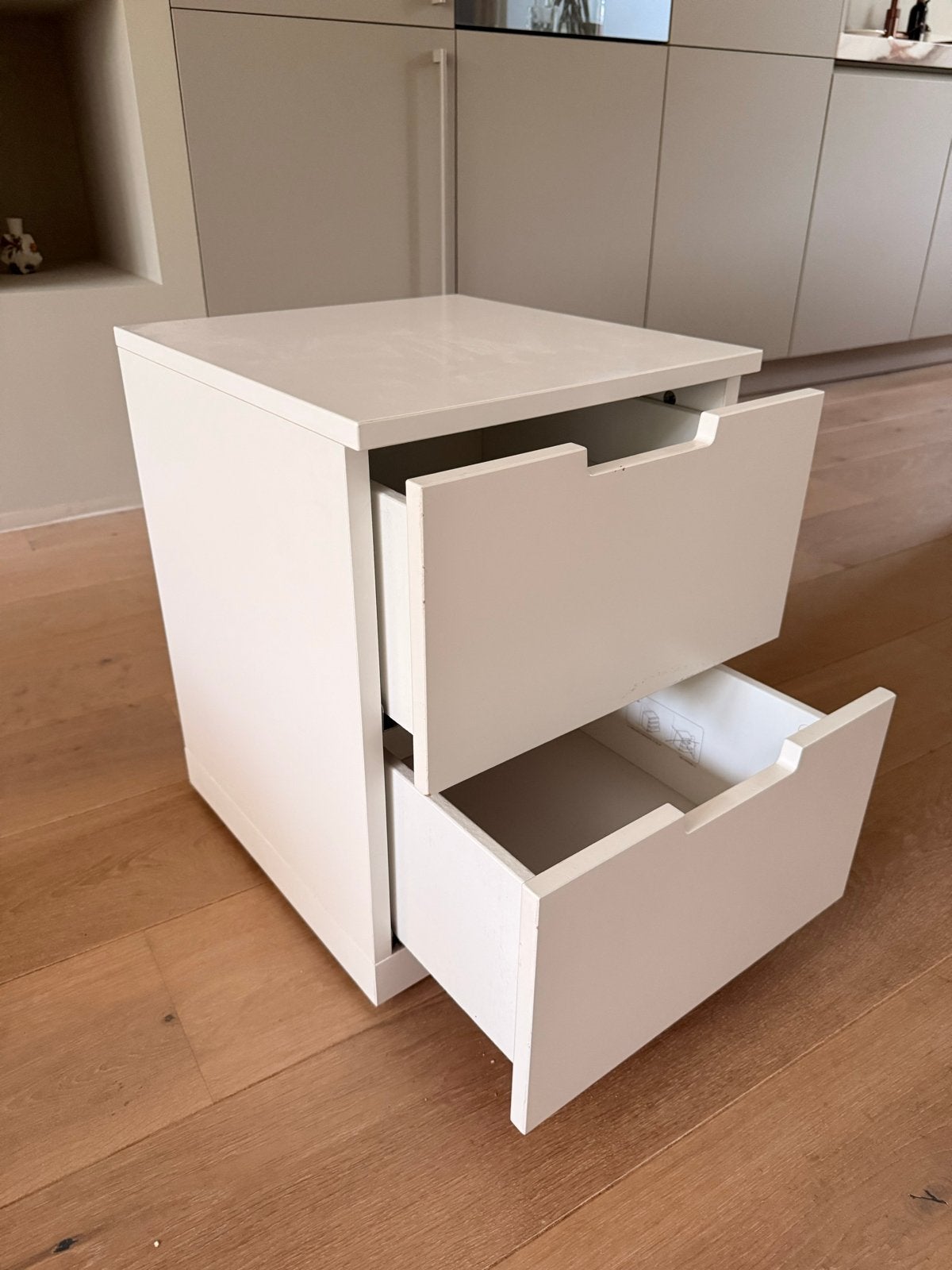 Ladeblok met 2 lades - Wit, Overige materialen, Minder dan 50 cm, 1 of 2 laden, Ophalen of Verzenden
