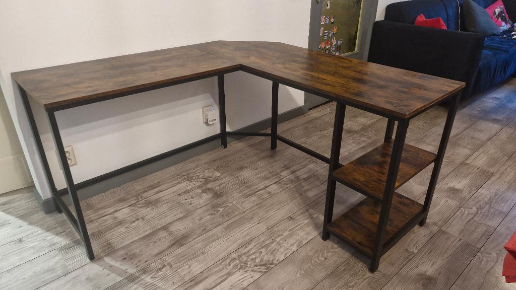 Hoek bureau, Ophalen, Gebruikt, 138 cm, Overige merken