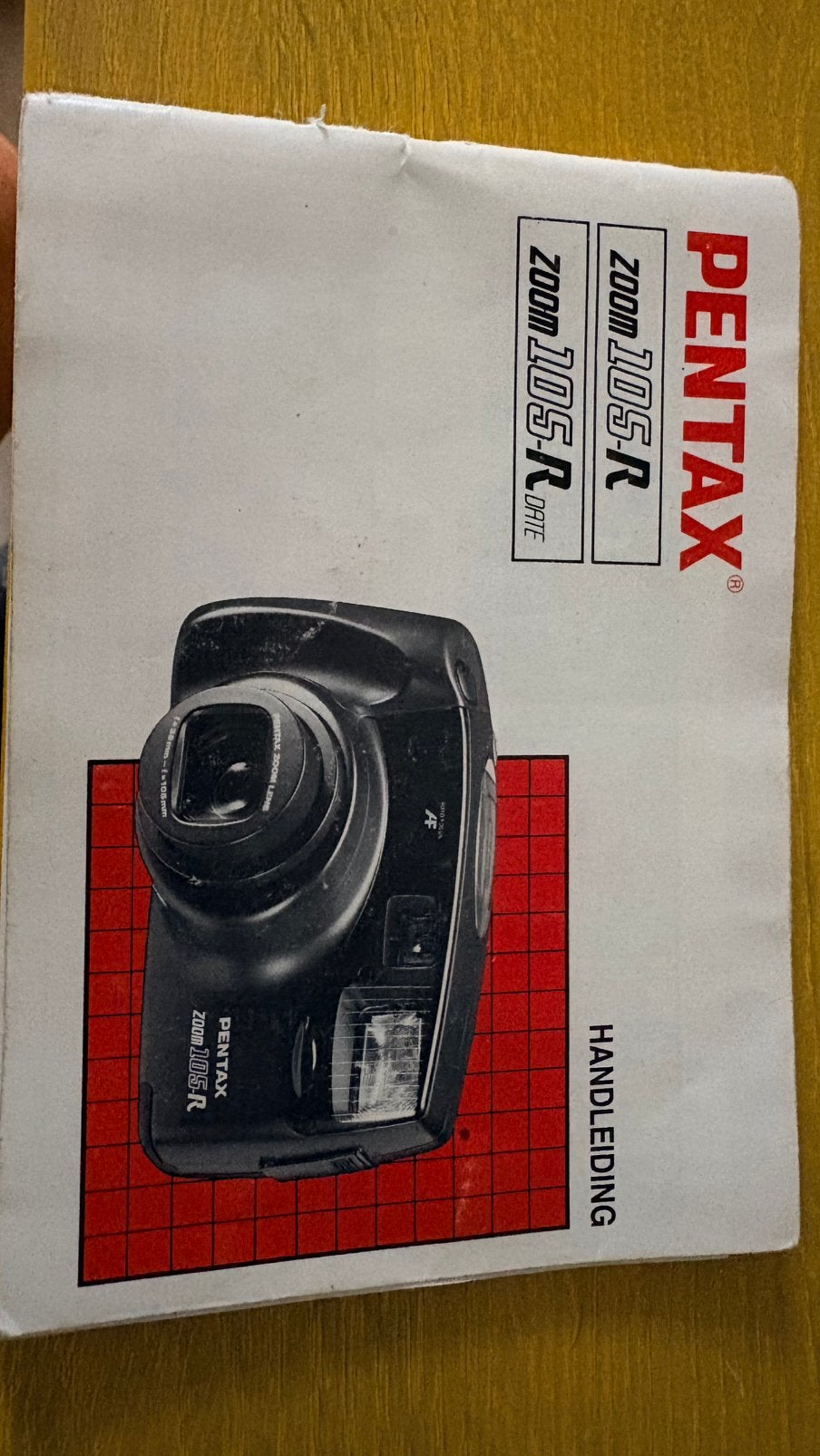 Pentax zoom 105-R fotocamera, Handleiding, Zo goed als nieuw, Compactcamera, Pentax