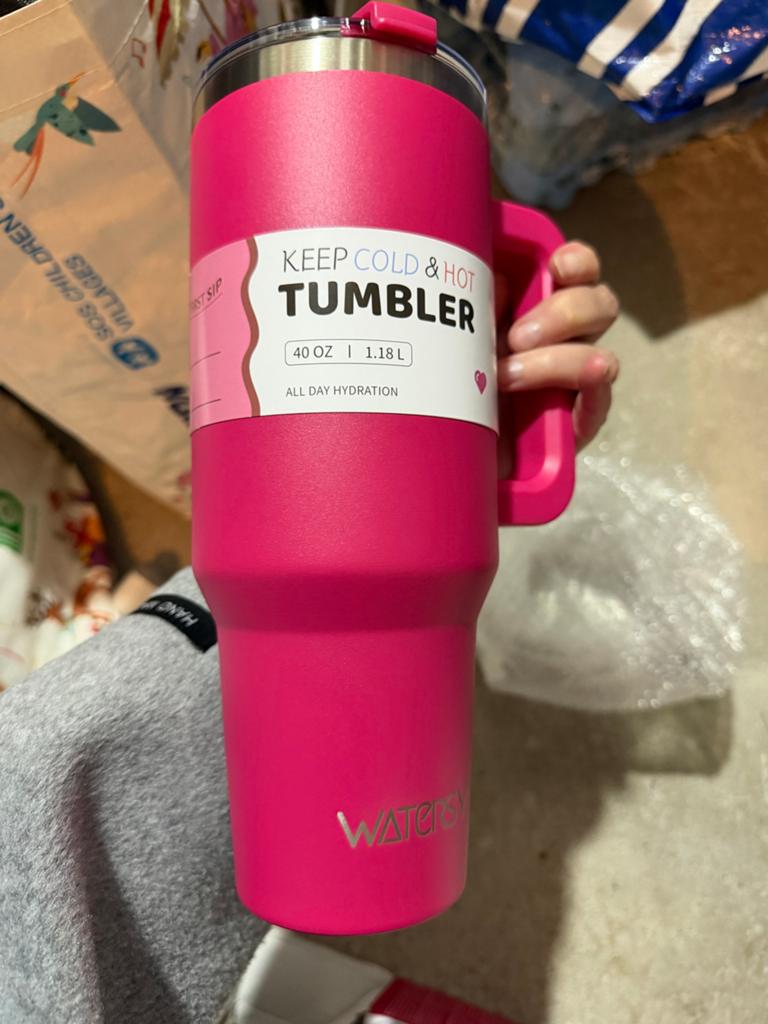 Watersy Cold & Hot 1,18L Tumbler - Nieuw en Ongebruikt, Overige typen, Nieuw, Ophalen of Verzenden, Roze