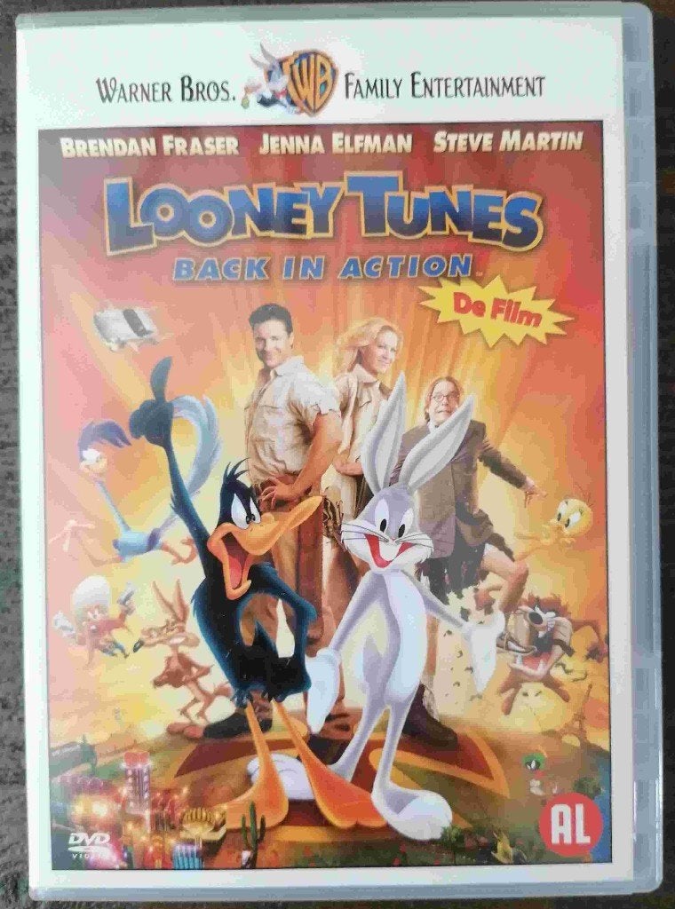 DVD Looney Tunes Back in Action, Cd's en Dvd's, Alle leeftijden, Ophalen of Verzenden, Zo goed als nieuw