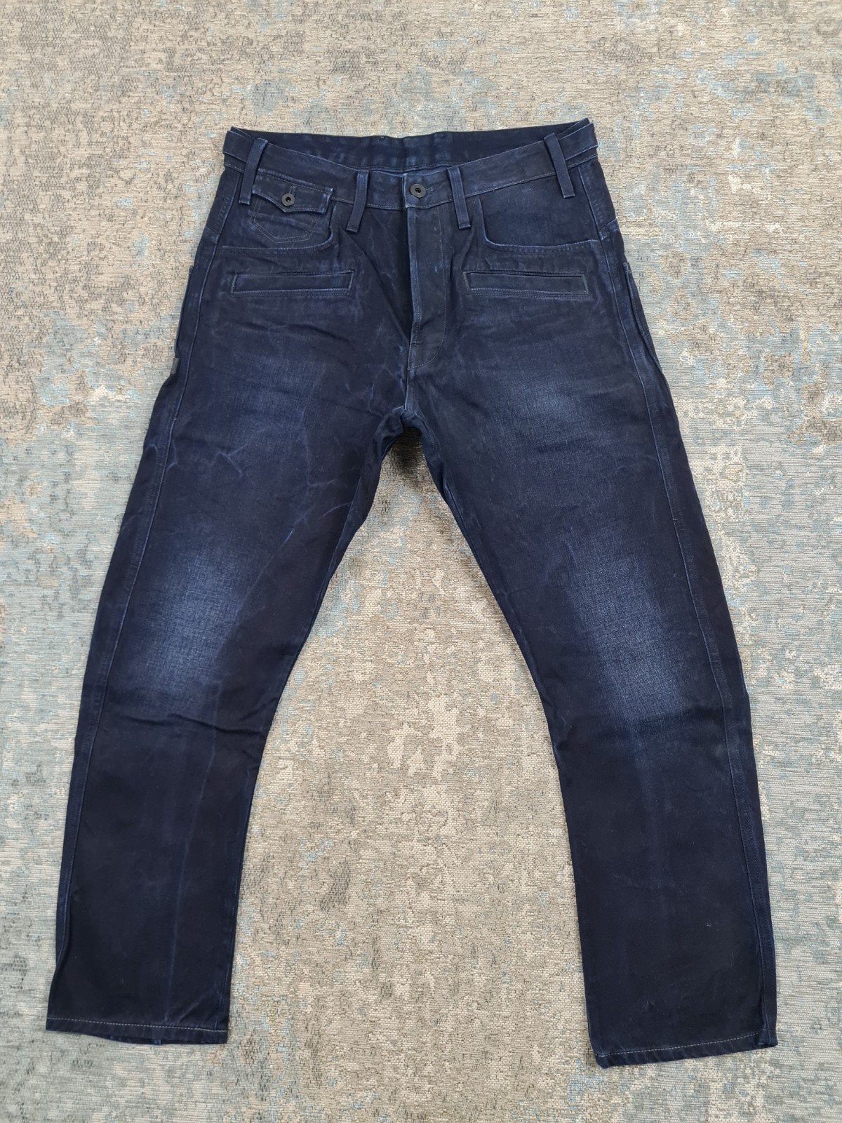 G-Star DAVIN 3D LOOSE TAPERED W32 L30 100% katoen Bronno3230, https://www.g-star.com/nl_nl/customer-service, W32 (confectie 46) of kleiner