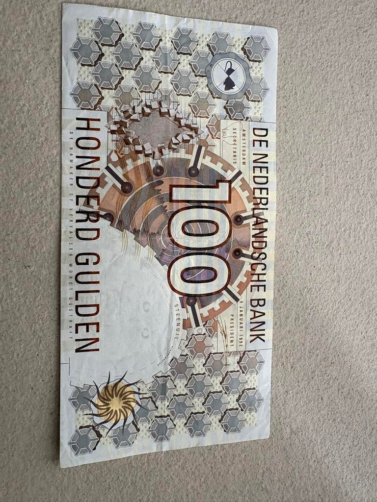 Honderd gulden biljet uit 1992, Ophalen of Verzenden, 100 gulden, Los biljet