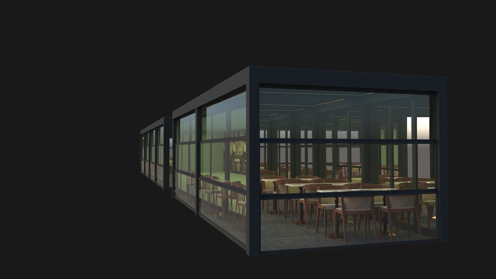 Moderne Serre/Veranda voor Horeca of Uitbreiding, Tuin en Terras, Ophalen of Verzenden, Zo goed als nieuw, Serre