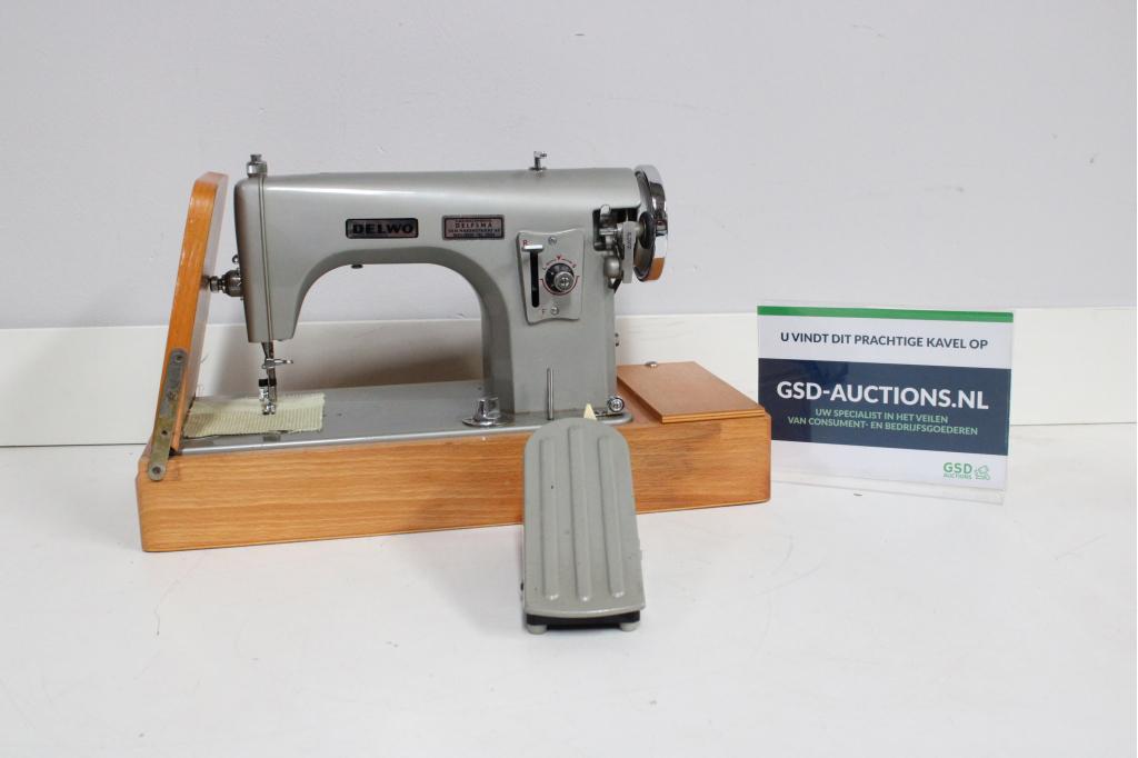 Vintage Delwo Naaimachine, Ophalen of Verzenden, Niet ingevuld, Niet ingevuld, Niet ingevuld